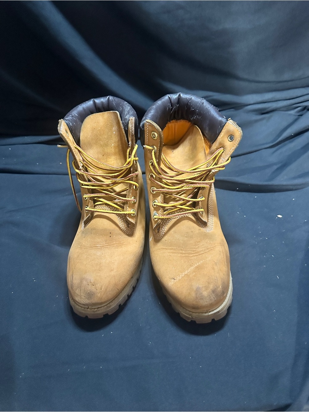 Men's Work Boots in Wheat Brown - Rugged Lace-Up-timberland size 8-#556